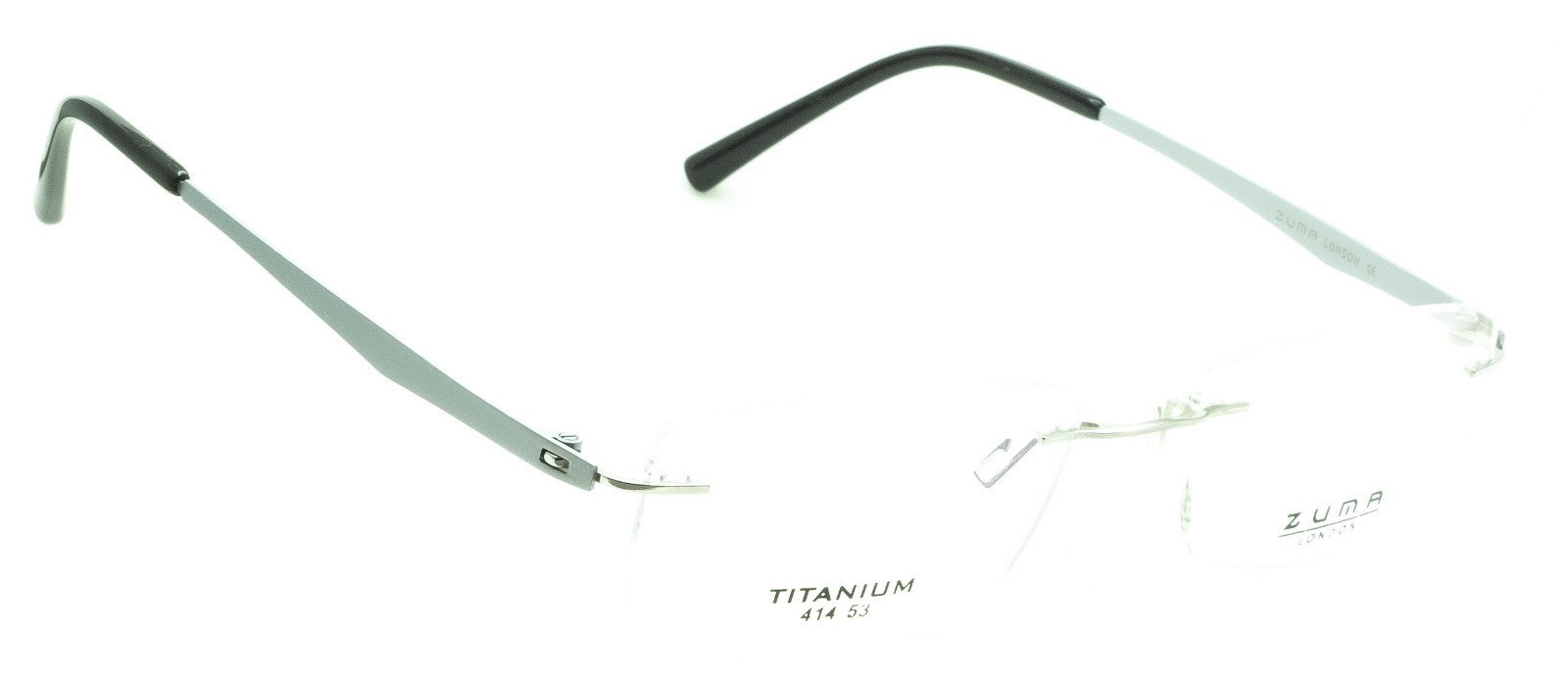 ZUMA LONDON 414 ND SLV/2 53mm Titanium Eyewear FRAMES RX Optical Eyeglasses -New