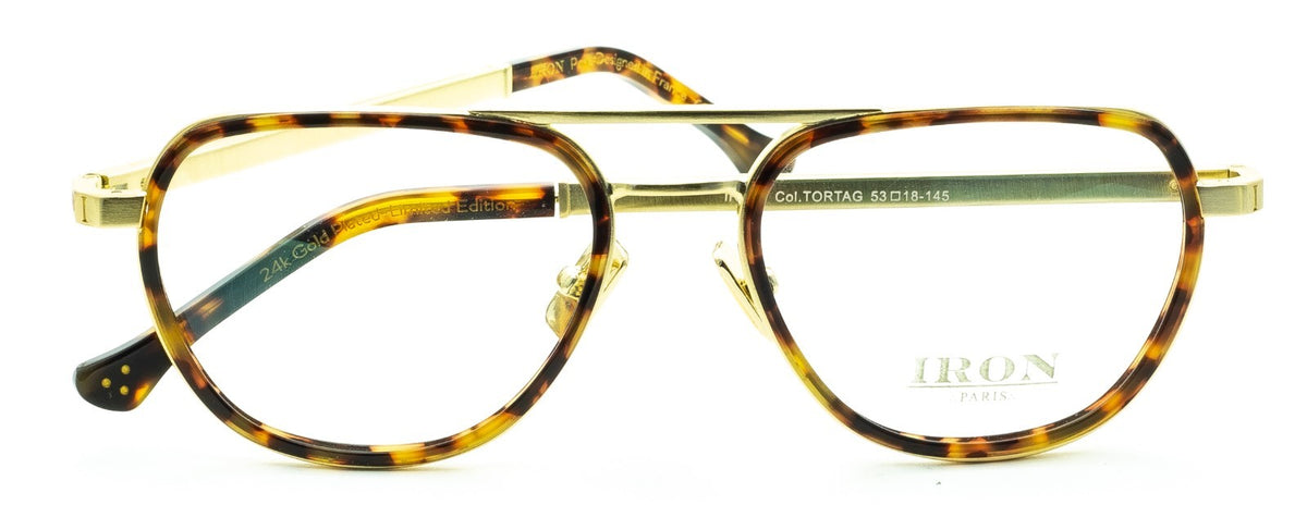 IRON PARIS IR023 TORTAG 53mm RX Optical Glasses Eyewear Frames - New BNIB