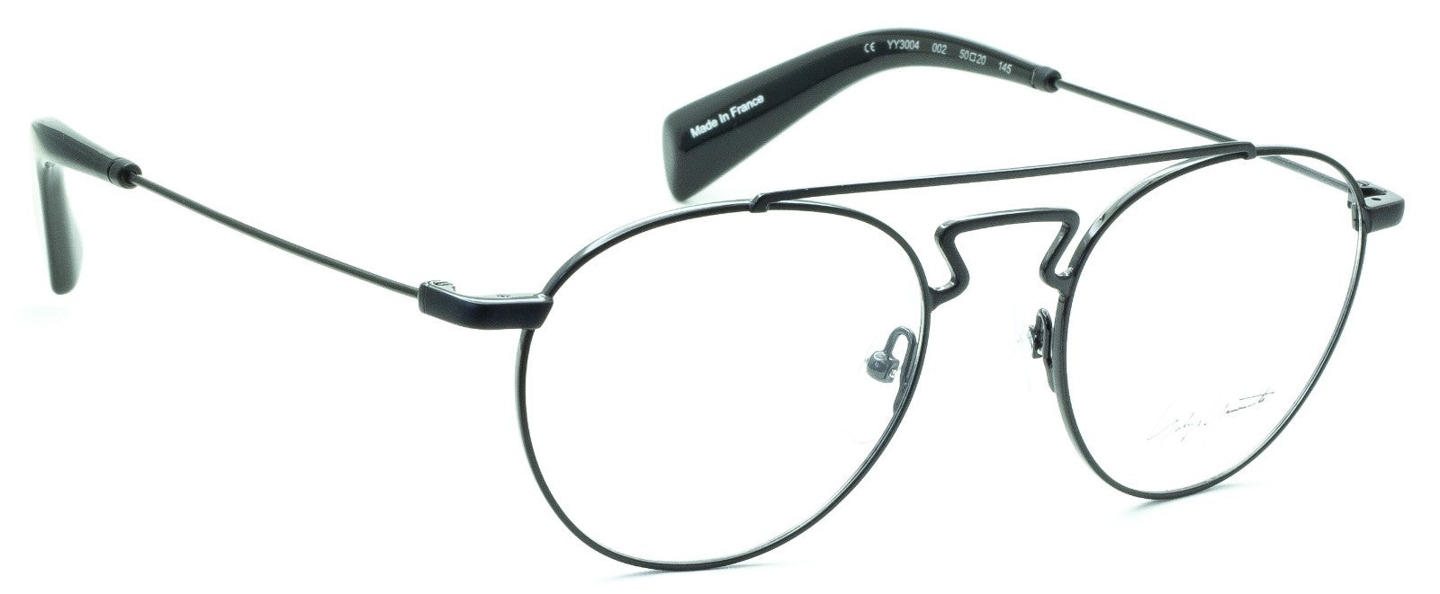 YOHJI YAMAMOTO YY3004 002 50mm Eyewear Eyeglasses Frames RX Optical - New France
