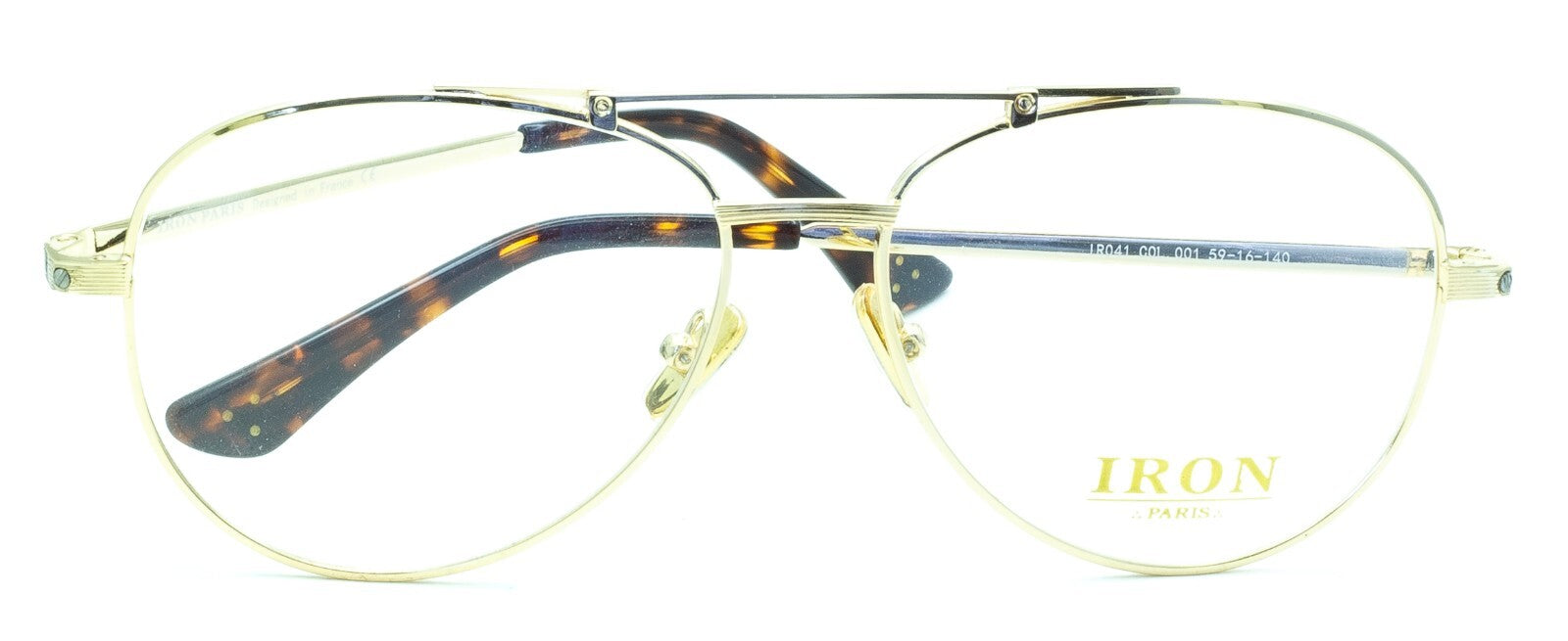 IRON PARIS IR041 001 59mm RX Optical Glasses Eyewear Frames Eyeglasses -New BNIB