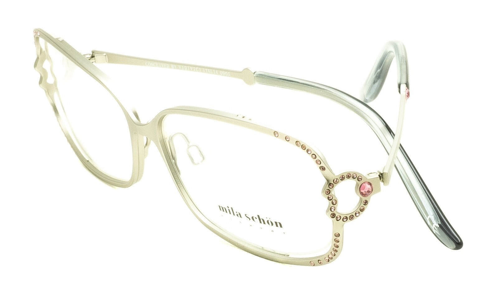 MILA SCHON MS975 C3 57mm Eyewear RX Optical FRAMES Eyeglasses Glasses -New Italy