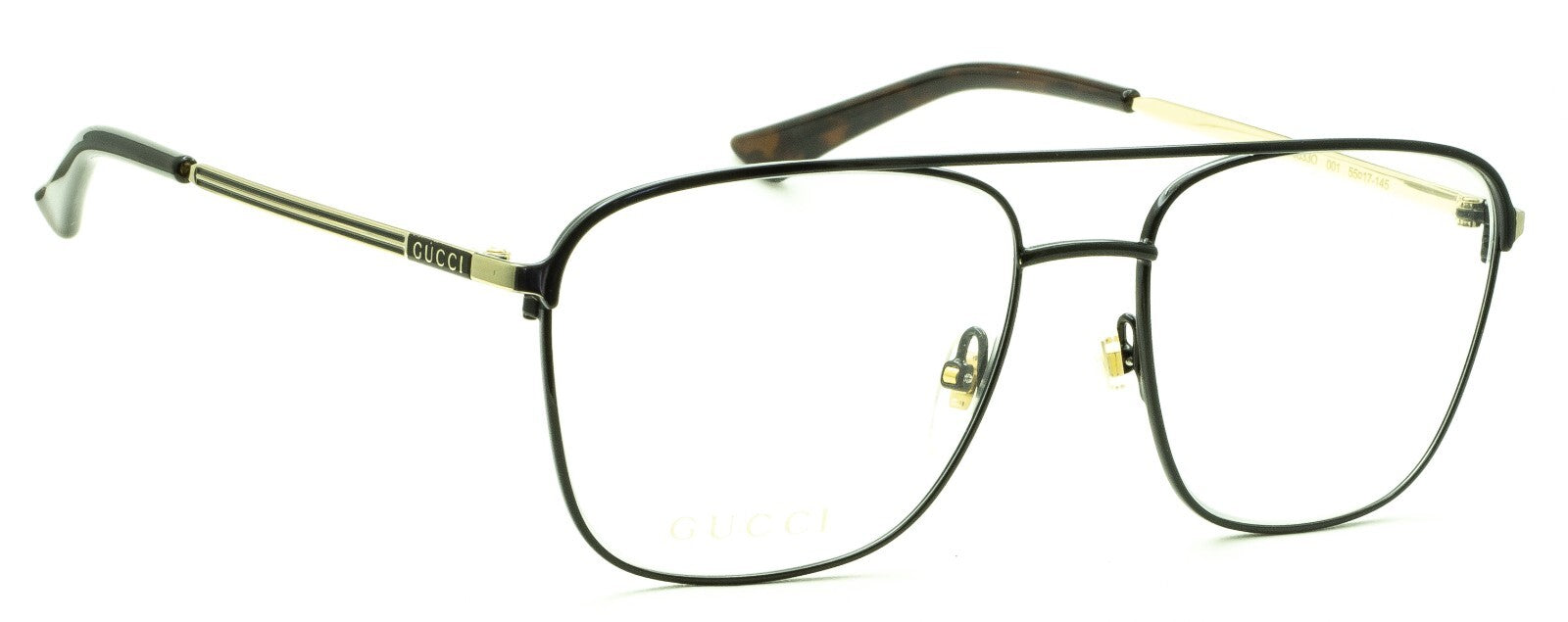 GUCCI GG 0833O 001 55mm Eyewear FRAMES Glasses RX Optical Eyeglasses - New Italy