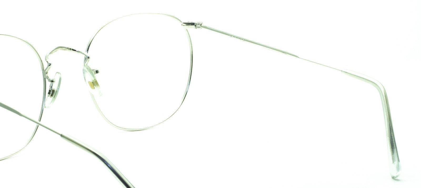 ALGHA (SAVILE ROW) 14KT GF Rhodium Quadra 53x20mm FRAMES RX Optical Glasses New