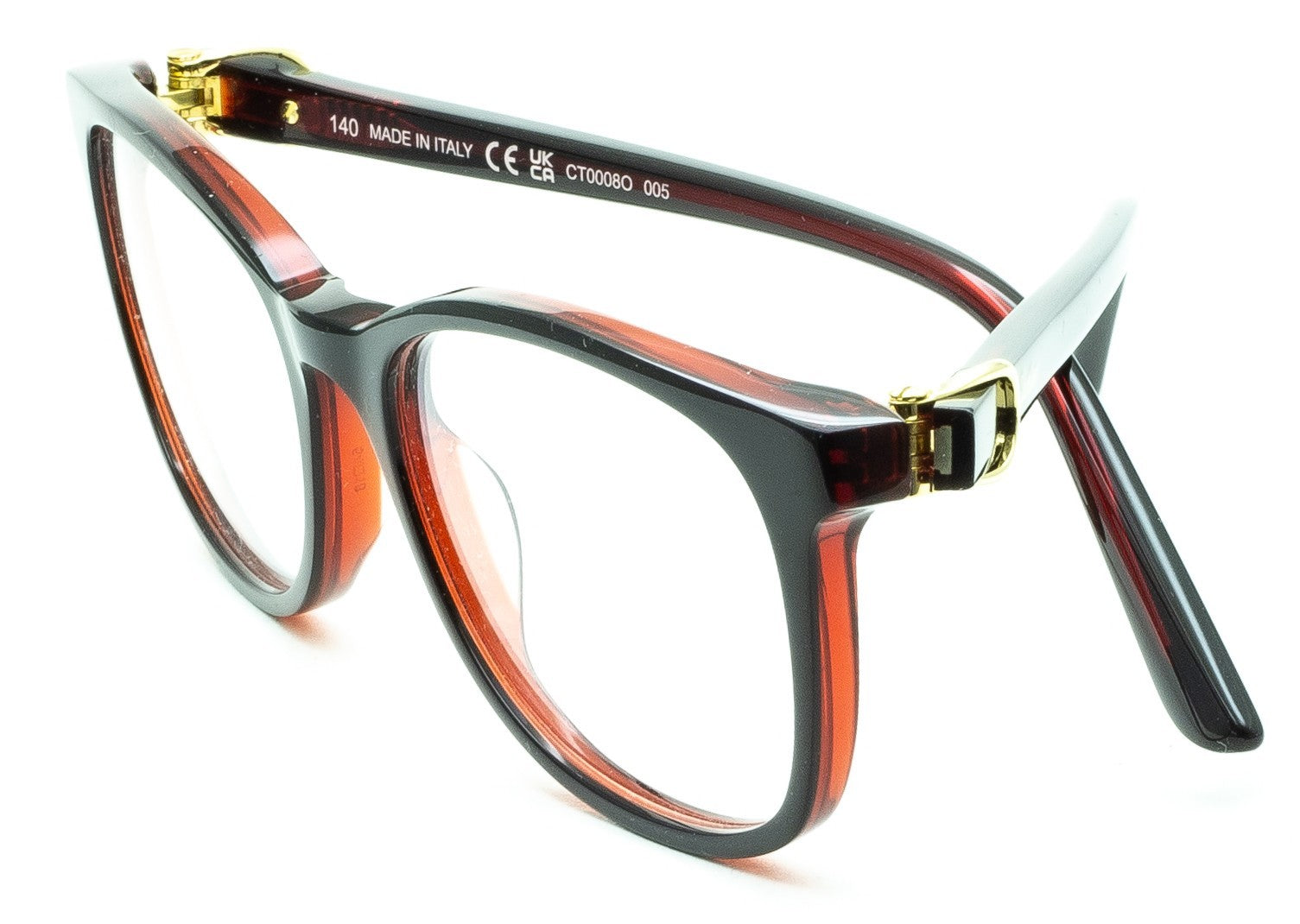 CARTIER C Decor CT0008O 005 54mm Eyewear FRAMES RX Optical Glasses - New Italy