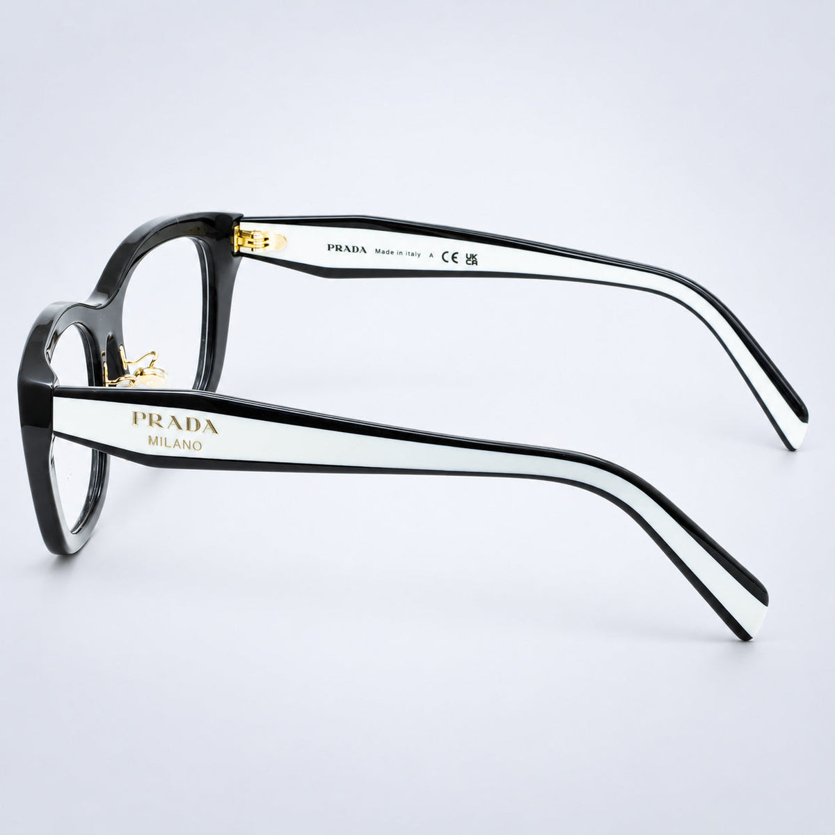 PRADA VPR D11-D 20G-1O1 53mm Eyewear FRAMES RX Optical Eyeglasses Glasses Italy