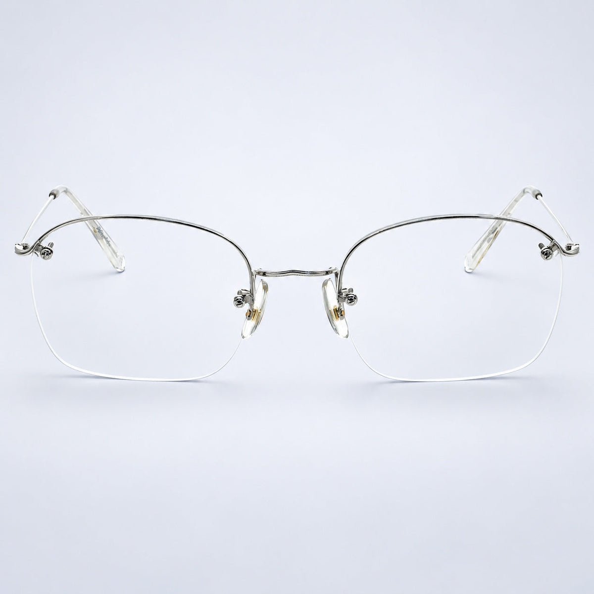 SAVILE ROW ENGLAND Rimway Rhodium 50x20mm Eyewear FRAMES RX Optical - New NOS