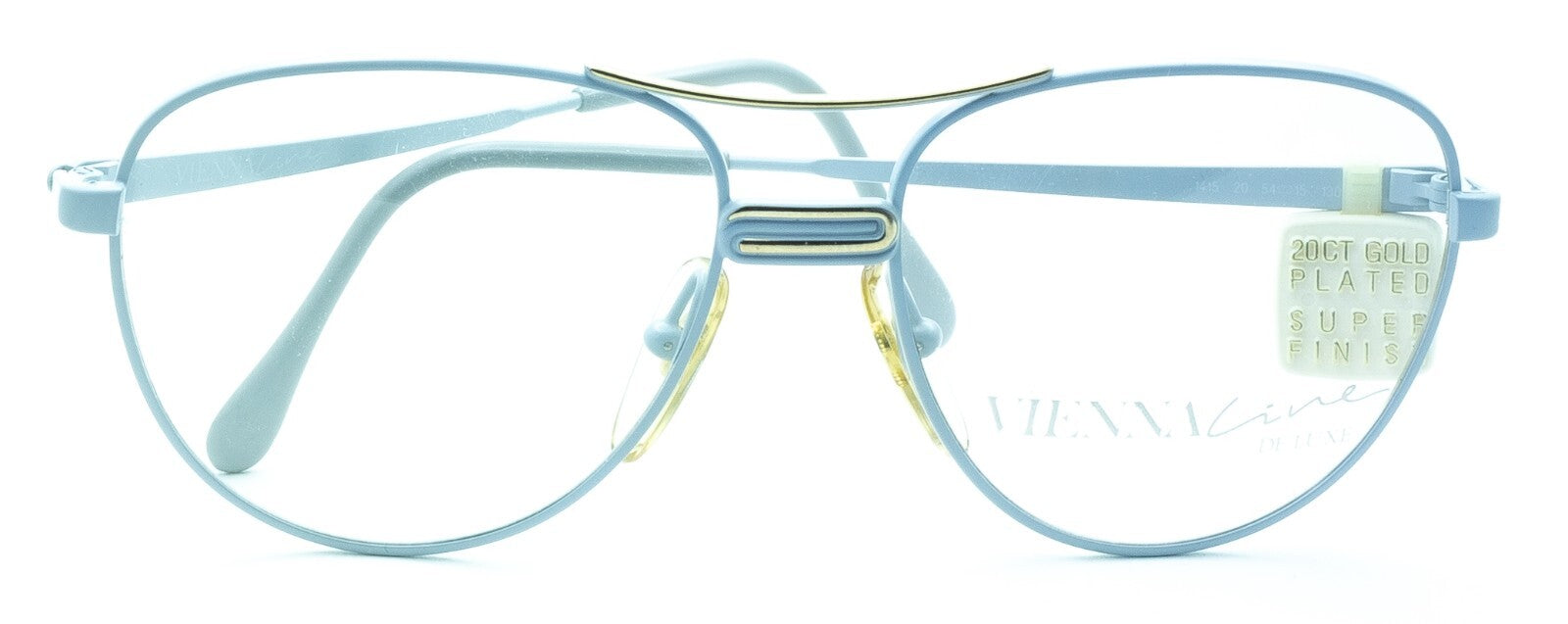 VIENNA LINE De Luxe 1415 20 54mm Vintage RX Optical Eyewear FRAMES New NOS Italy