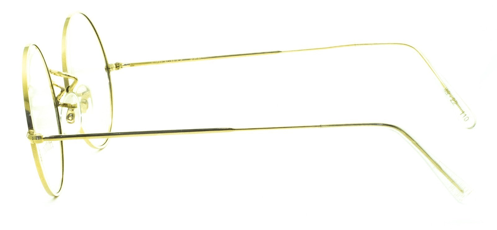 Hilton Classic 2 (SAVILE ROW) Round Gold 49x22mm FRAMES RX Optical Glasses - NOS