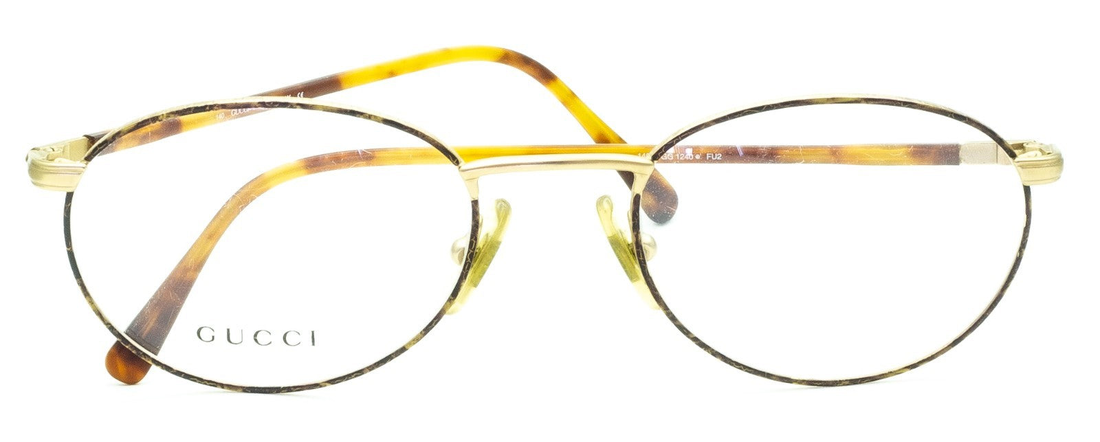 GUCCI GG 1240 FU2 53mm Eyewear FRAMES RX Optical Glasses Eyeglasses Italy - New