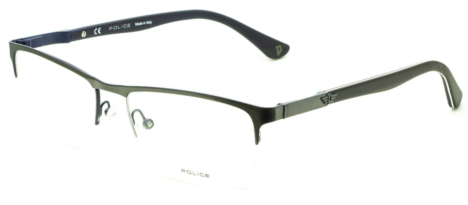 POLICE BLOCK 3 VPL465 COL. 0K53 54mm Eyewear FRAMES RX Optical - New BNIB Italy