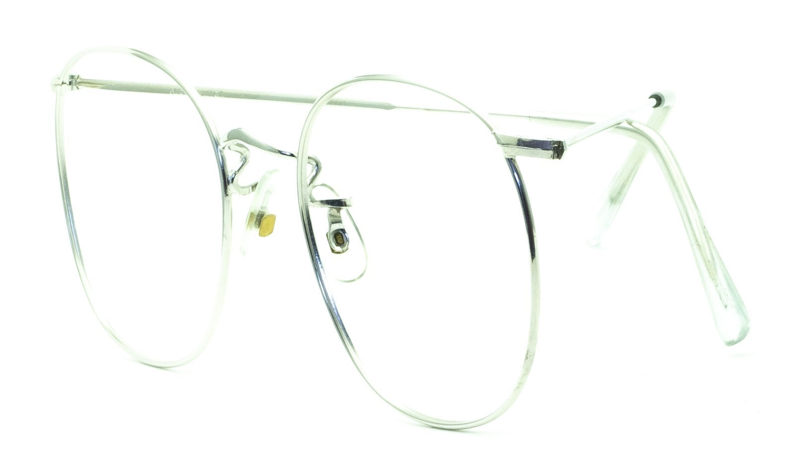 ALGHA (SAVILE ROW) 14KT GF Rhodium Quadra 53x20mm FRAMES RX Optical Glasses New