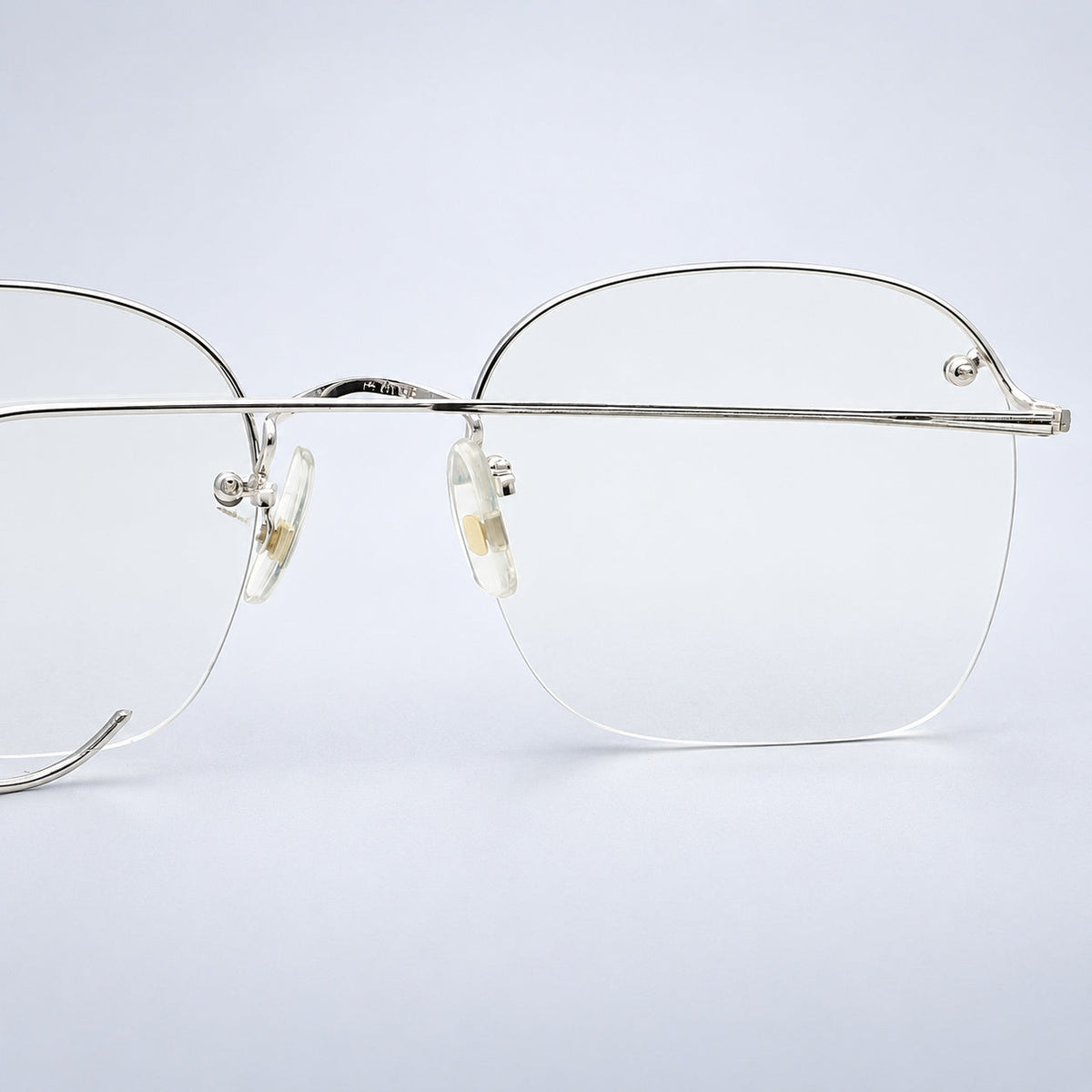 ALGHA (SAVILE ROW) Rimway Rhodium 52x18mm Eyewear FRAMES RX Optical Eyeglasses