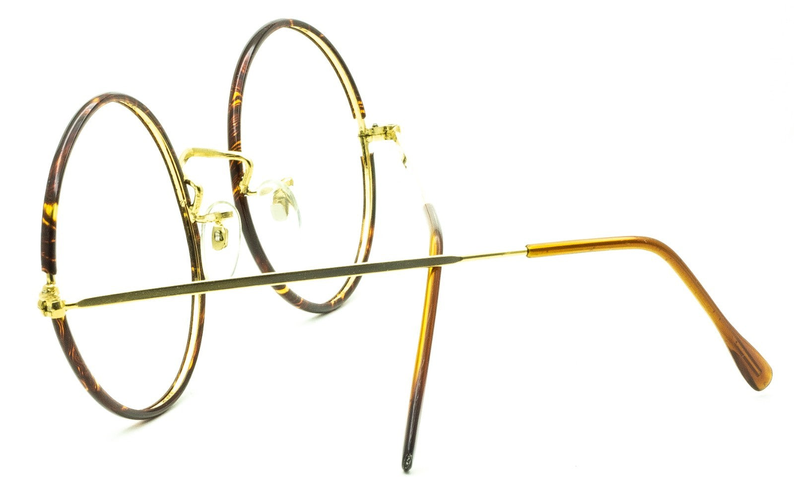 B.O.I.C. (SAVILE ROW) ENGLAND Gold 51x20mm Round RX Optical Frames Eyeglasses