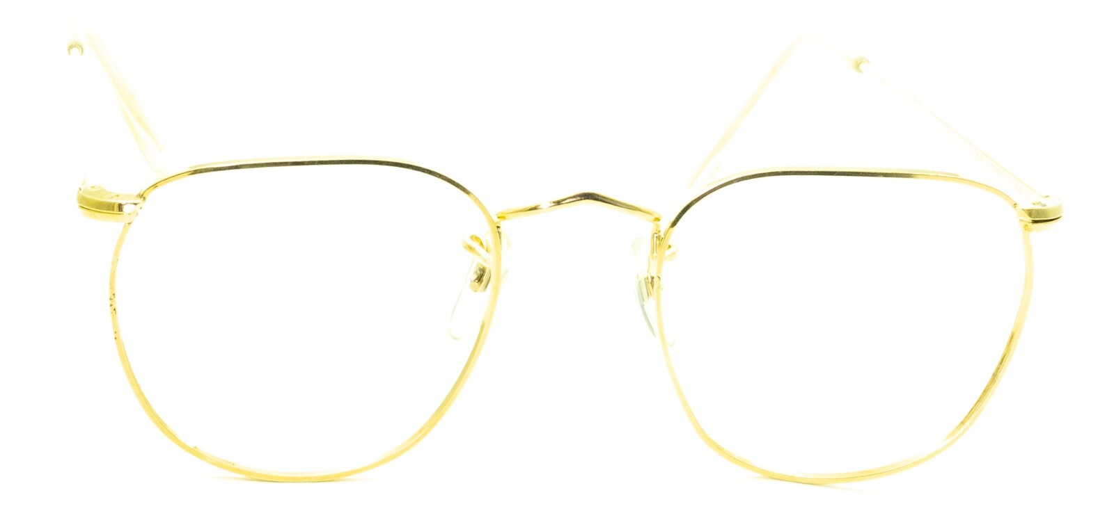 B.O.I.C. (SAVILE ROW) ENGLAND Fairway Gold 49x20mm PANTO Quadra RX Optical NOS