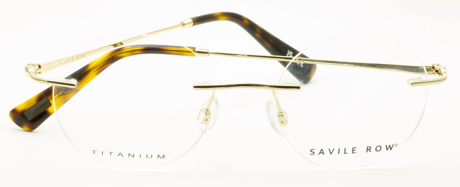 SAVILE ROW ENGLAND SRO 505 201 48x18mm Eyewear RX Optical Eyeglasses Glasses-New
