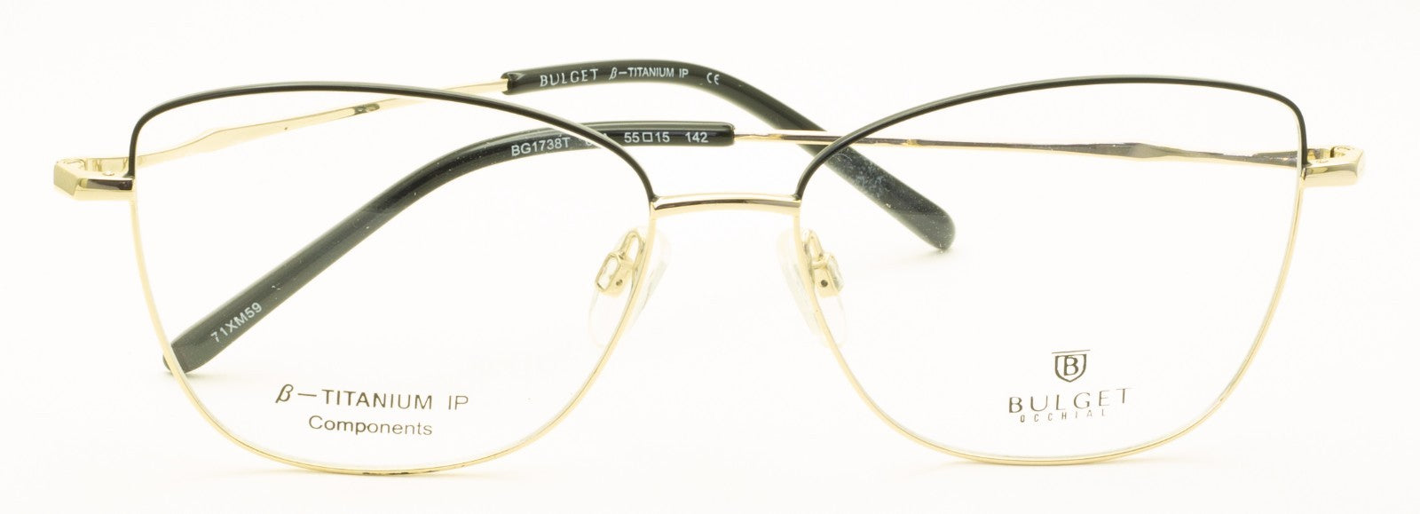 BULGET BG1738T 09A 55mm RX Optical Eyewear Glasses Eyeglasses FRAMES  - New