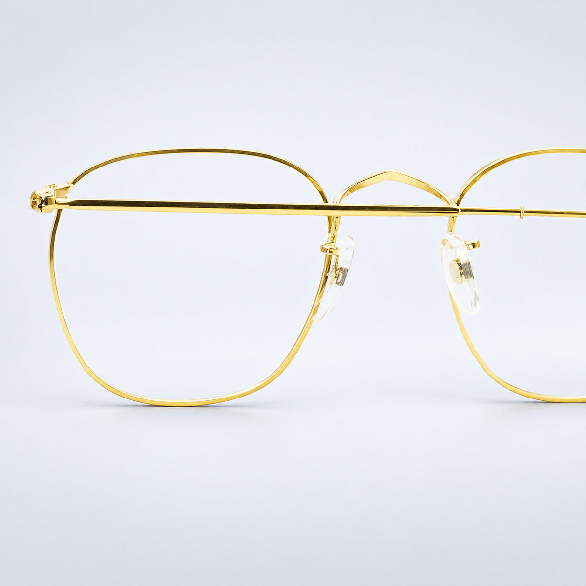 B.O.I.C. (SAVILE ROW) ENGLAND Fairway Gold 47x20mm PANTO Quadra RX Optical NOS