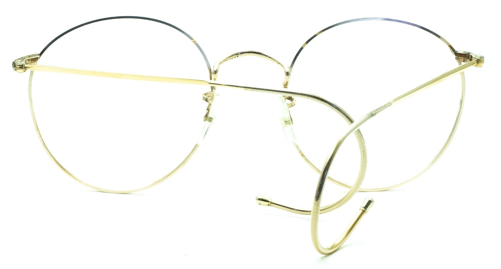 B.O.I.C. LONDON LINE (SAVILE ROW) Fairway Panto 49x20mm Gold RX Optical - NOS