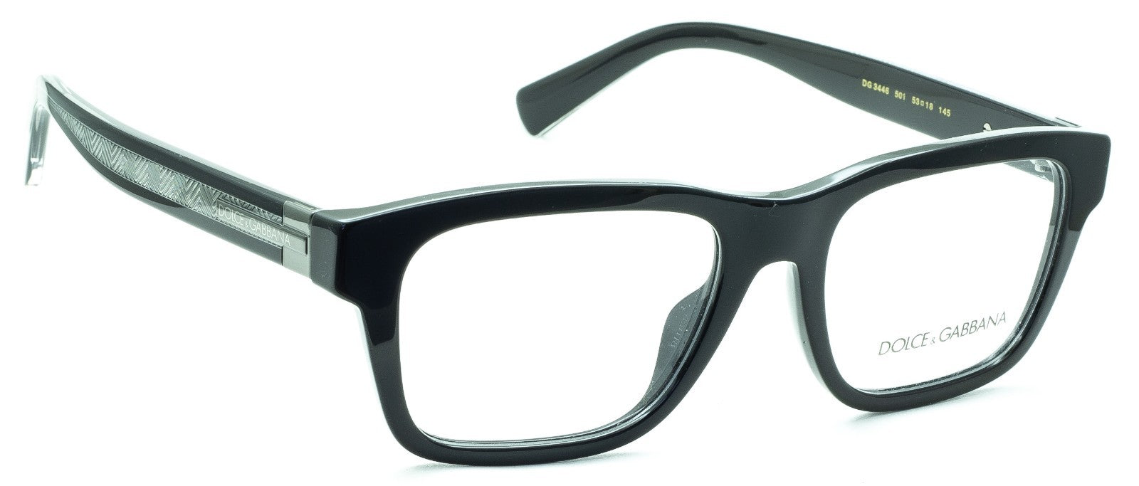 Dolce & Gabbana DG 3446 501 53mm Eyeglasses RX Optical Glasses Frames -New Italy