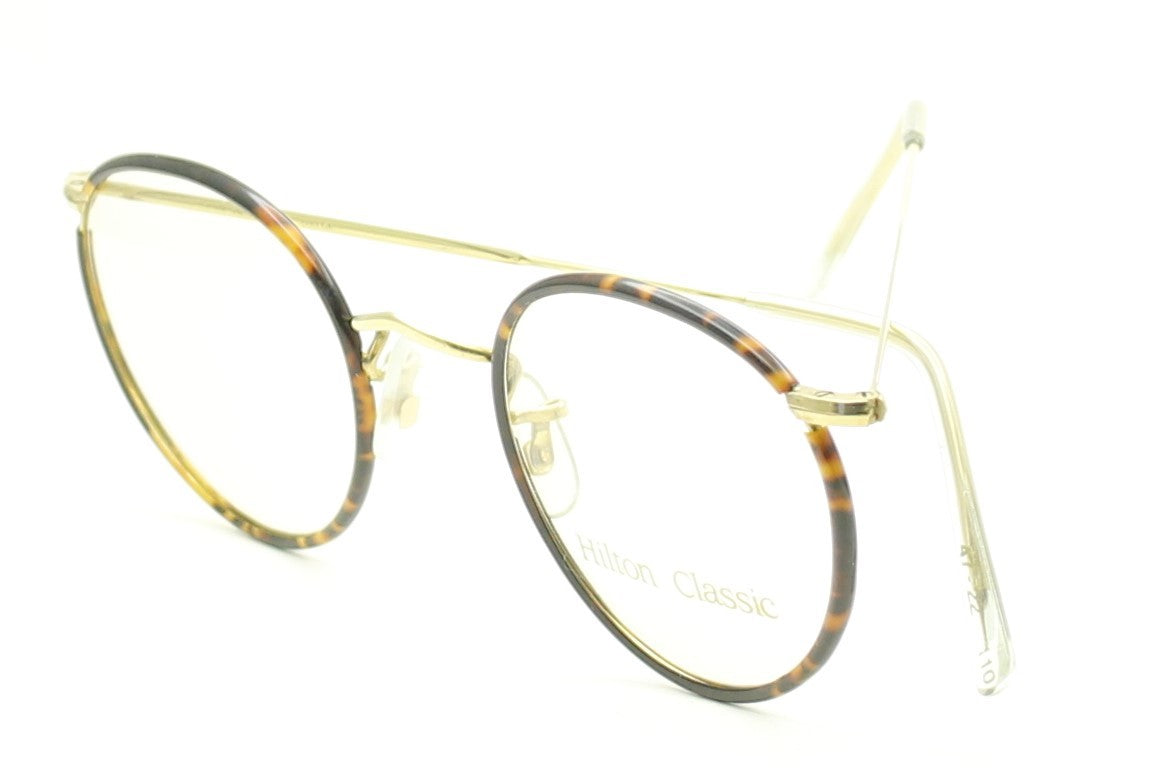 HILTON CLASSIC 1 (SAVILE ROW) Panto Tortoise 47x22mm Eyewear RX Optical - NOS