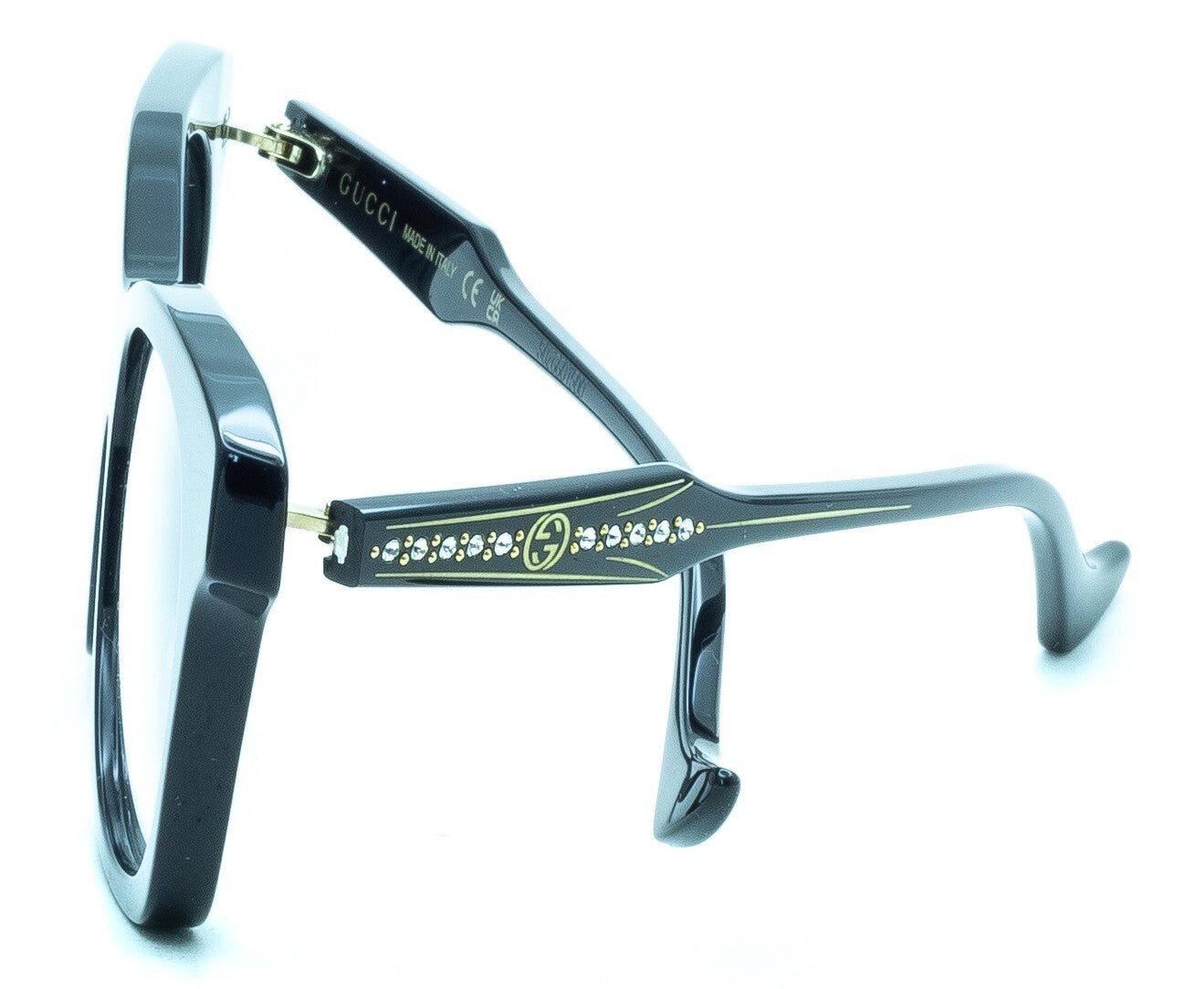 GUCCI GG1299O 001 55mm Eyewear FRAMES Glasses RX Optical Eyeglasses New - Italy