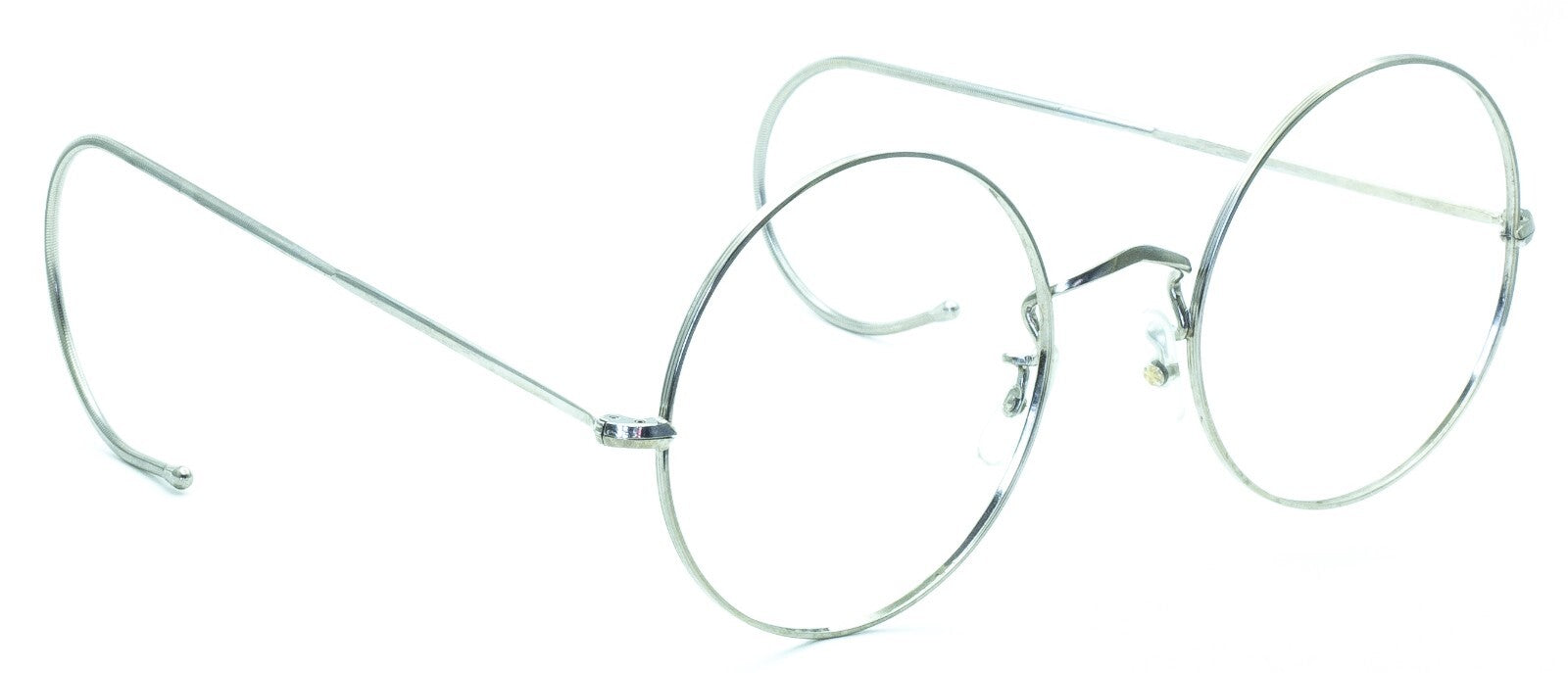 B.O.I.C.LONDON LINE (SAVILE ROW Fairway Round 54x22mm Rhodium RX Optical Glasses