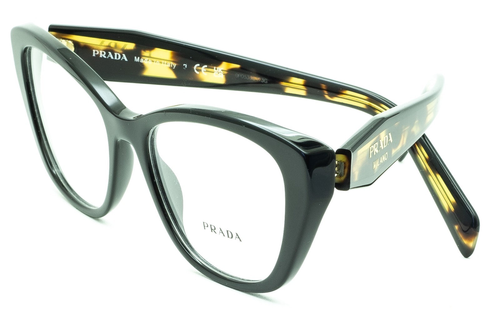PRADA VPR 19W 1AB-1O1 53mm Eyewear FRAMES RX Optical Eyeglasses Glasses - Italy