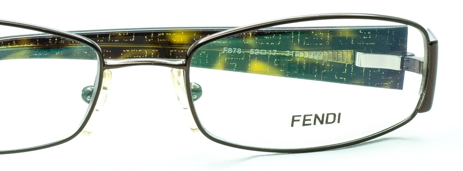 FENDI F878 212 52mm Eyewear RX Optical FRAMES Glasses Eyeglasses New - Italy