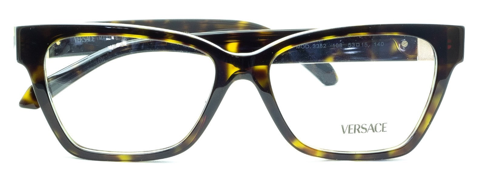 VERSACE 3382 108 53mm Eyewear FRAMES Glasses RX Optical Eyeglasses - New Italy