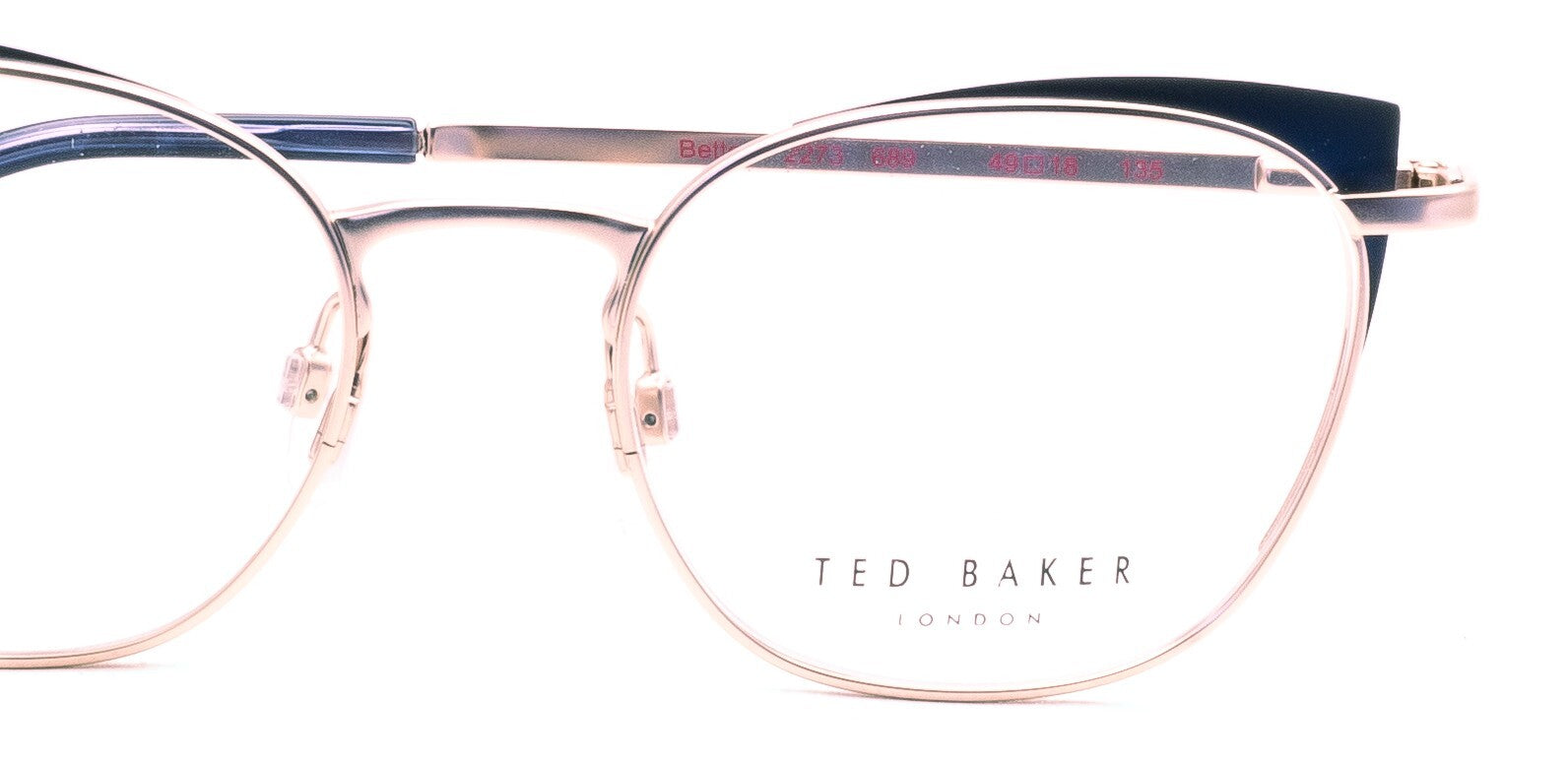 TED BAKER 2273 689 Bette 49mm Eyewear FRAMES Glasses Eyeglasses RX Optical - New