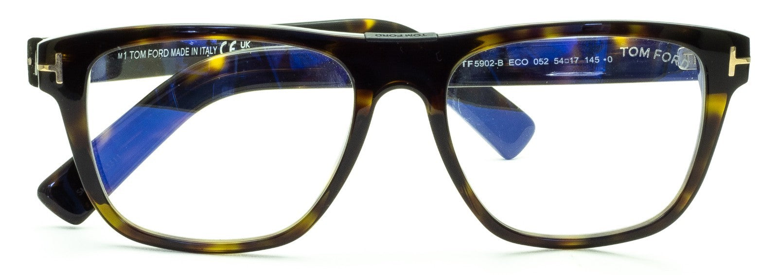 TOM FORD TF5902-B 052 54mm Blue Block Glasses Frames Eyewear RX - New BNIB Italy