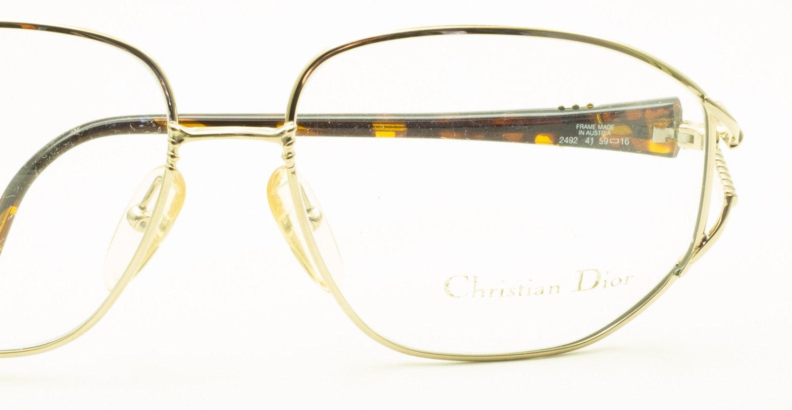 CHRISTIAN DIOR 2492 41 59mm Vintage Eyewear Glasses RX Optical FRAMES - Austria