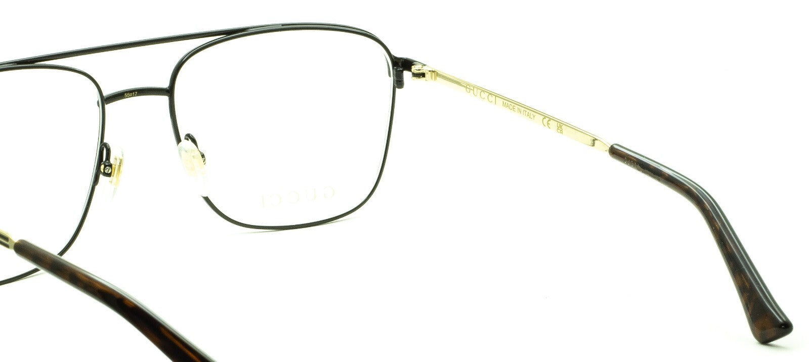 GUCCI GG 0833O 001 55mm Eyewear FRAMES Glasses RX Optical Eyeglasses - New Italy