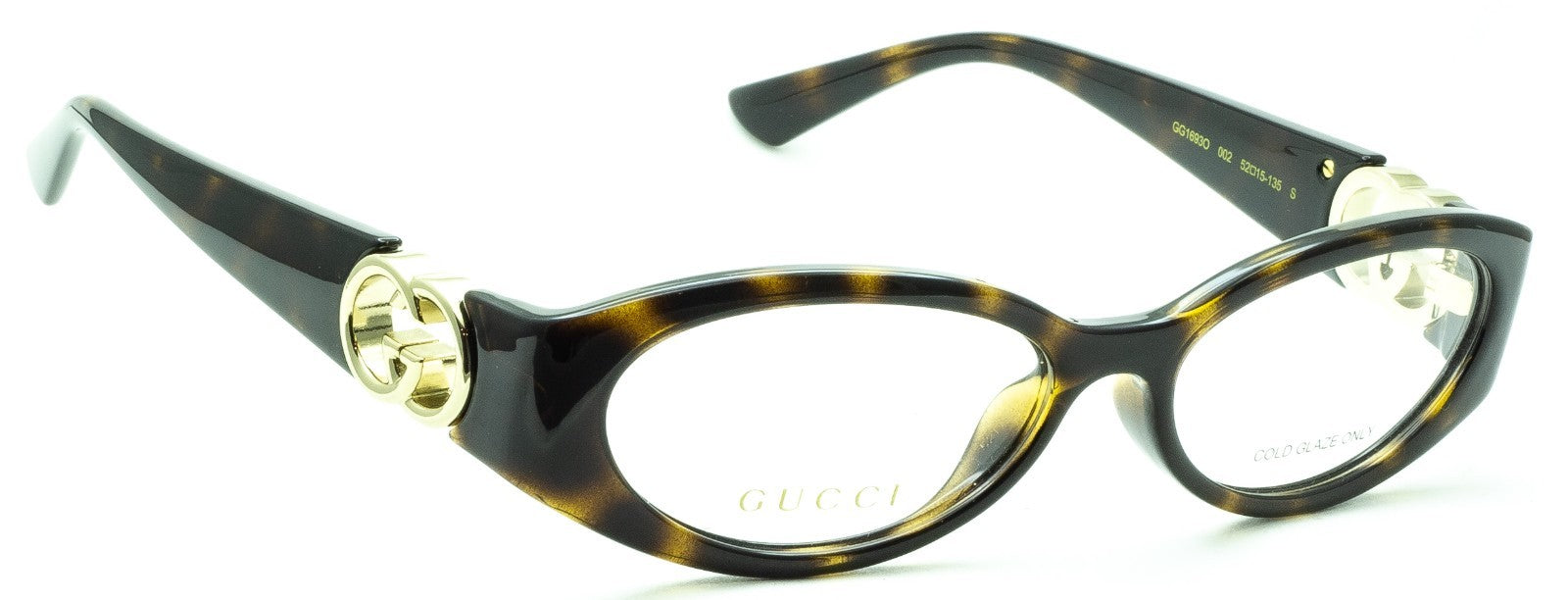 GUCCI GG 1693O 002 52mm Eyewear FRAMES Glasses RX Optical Eyeglasses - New Japan