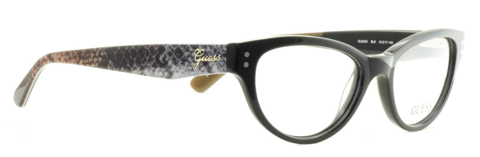 GUESS GU2334 BLK 51mm Eyewear FRAMES Glasses Eyeglasses RX Optical - BNIB New