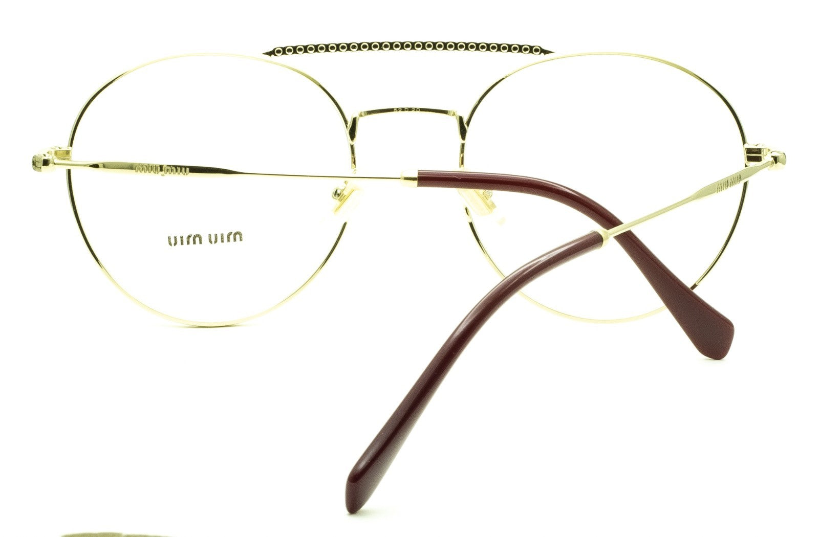 MIU MIU VMU 51R R1J-1O1 52mm Eyewear FRAMES RX Optical Eyeglasses Glasses- Italy