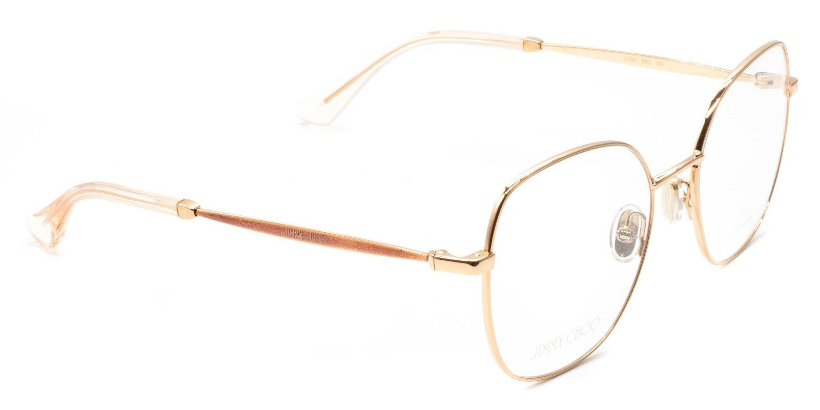 JIMMY CHOO JC281 BKU 52mm Eyewear Glasses RX Optical Glasses FRAMES Italy - New