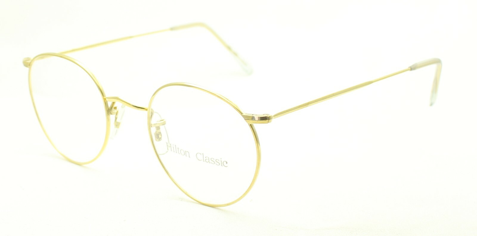 Hilton Classic 1 (SAVILE ROW) Panto Gold 49x20mm FRAMES RX Optical Glasses - NOS