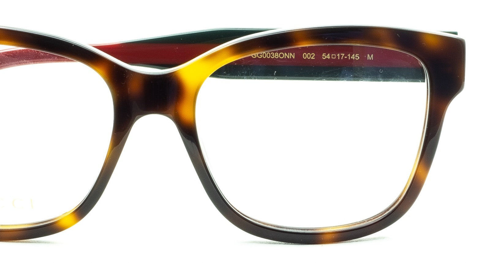 GUCCI GG 0038ONN 002 54mm Eyewear FRAMES Glasses RX Optical Eyeglasses New Japan