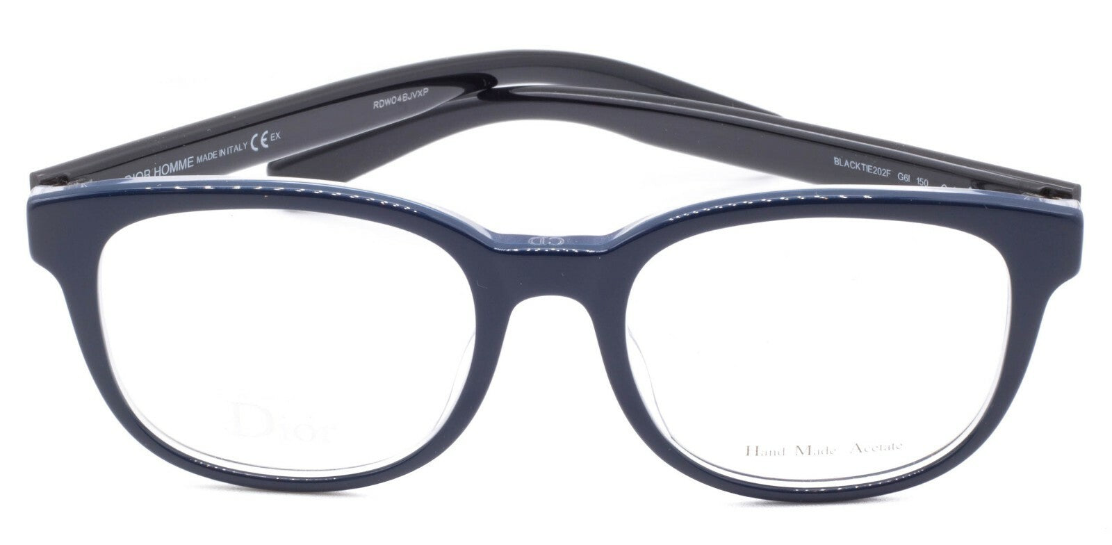DIOR HOMME BLACK TIE 202F G6I Glasses RX Optical Eyeglasses FRAMES BNIB - Italy