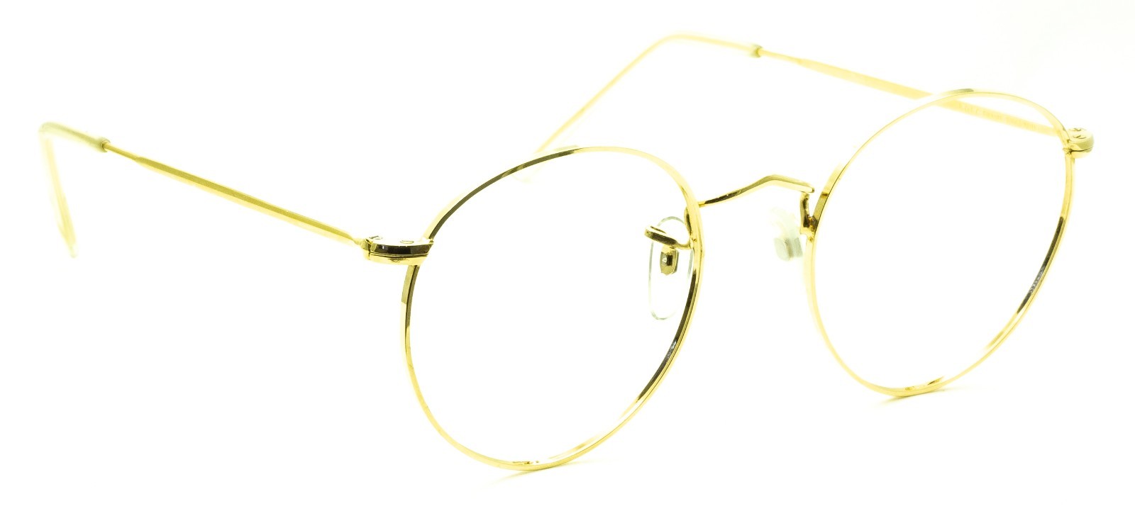 B.O.I.C. (SAVILE ROW) ENGLAND Gold 49x22mm PANTO Frames RX Optical EyeglassesNOS