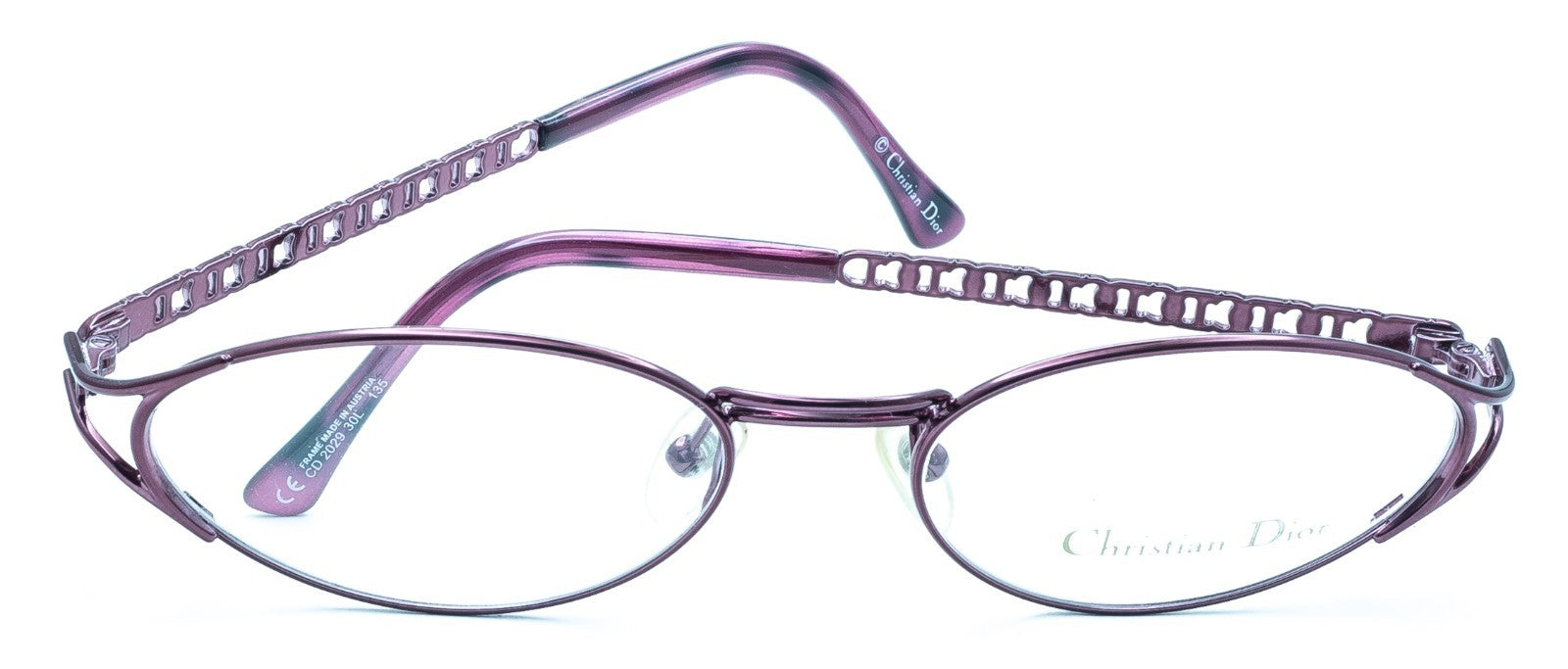 CHRISTIAN DIOR 2029 30L 55mm Eyewear Glasses RX Optical FRAMES VINTAGE - Austria