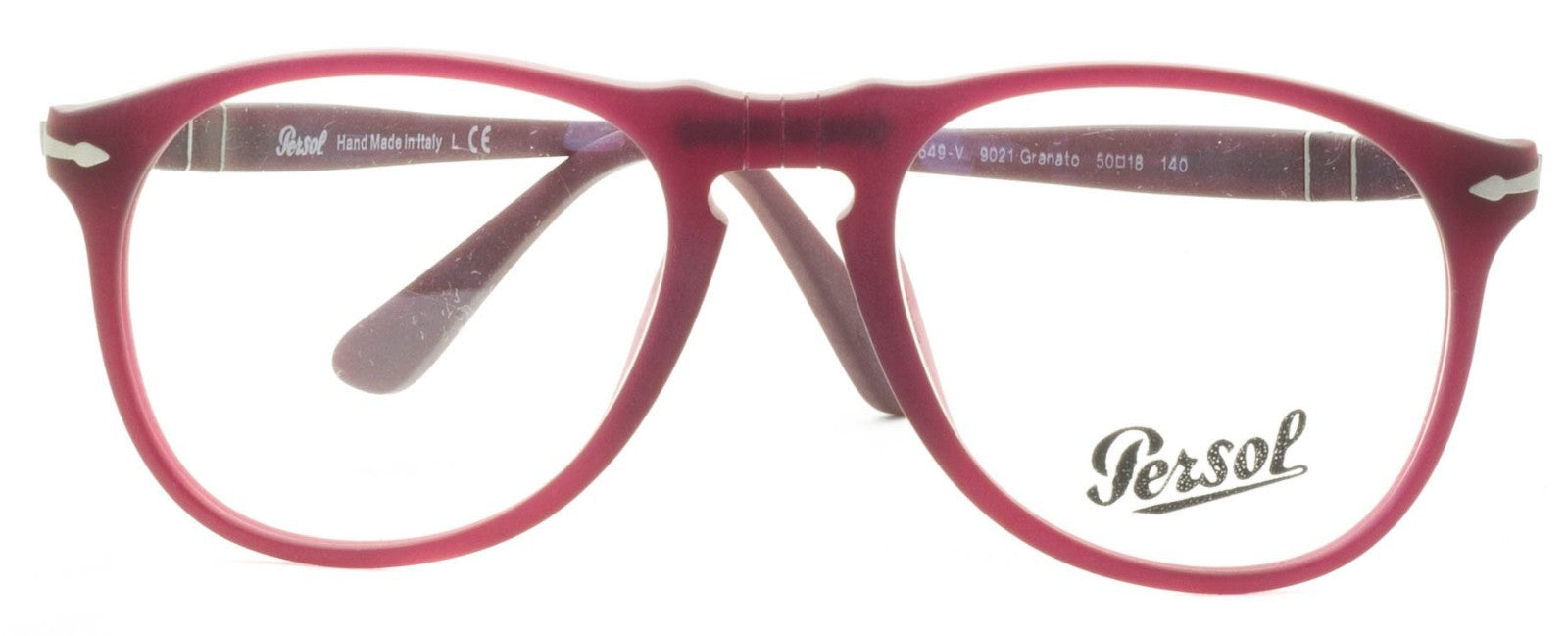 PERSOL 9649-V 9021 Granato Eyewear FRAMES Glasses Optical Eyeglasses Italy -BNIB