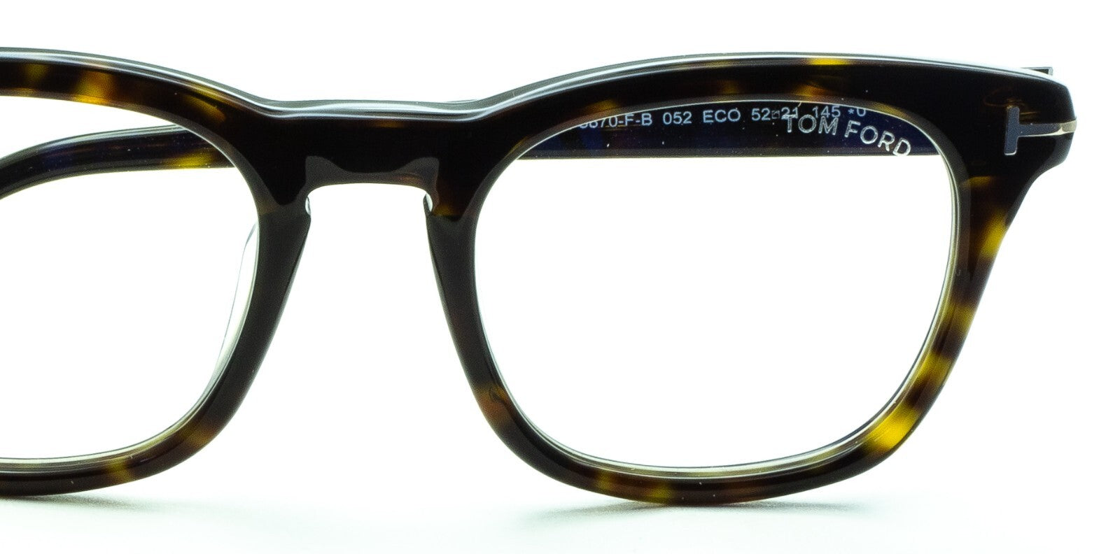 TOM FORD TF5870-F-B 052 52mm Blue Block Glasses Frames Eyewear RX - New Italy