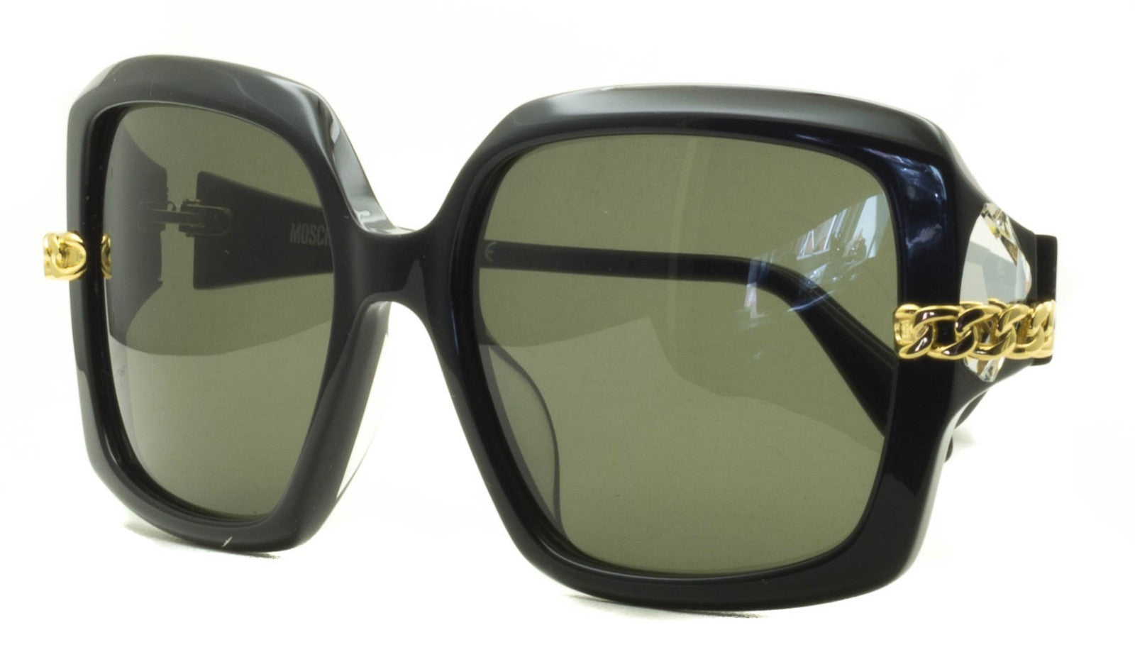 MOSCHINO MO769S01 Sunglasses Shades Black Eyewear FRAMES Glasses BNIB New Italy