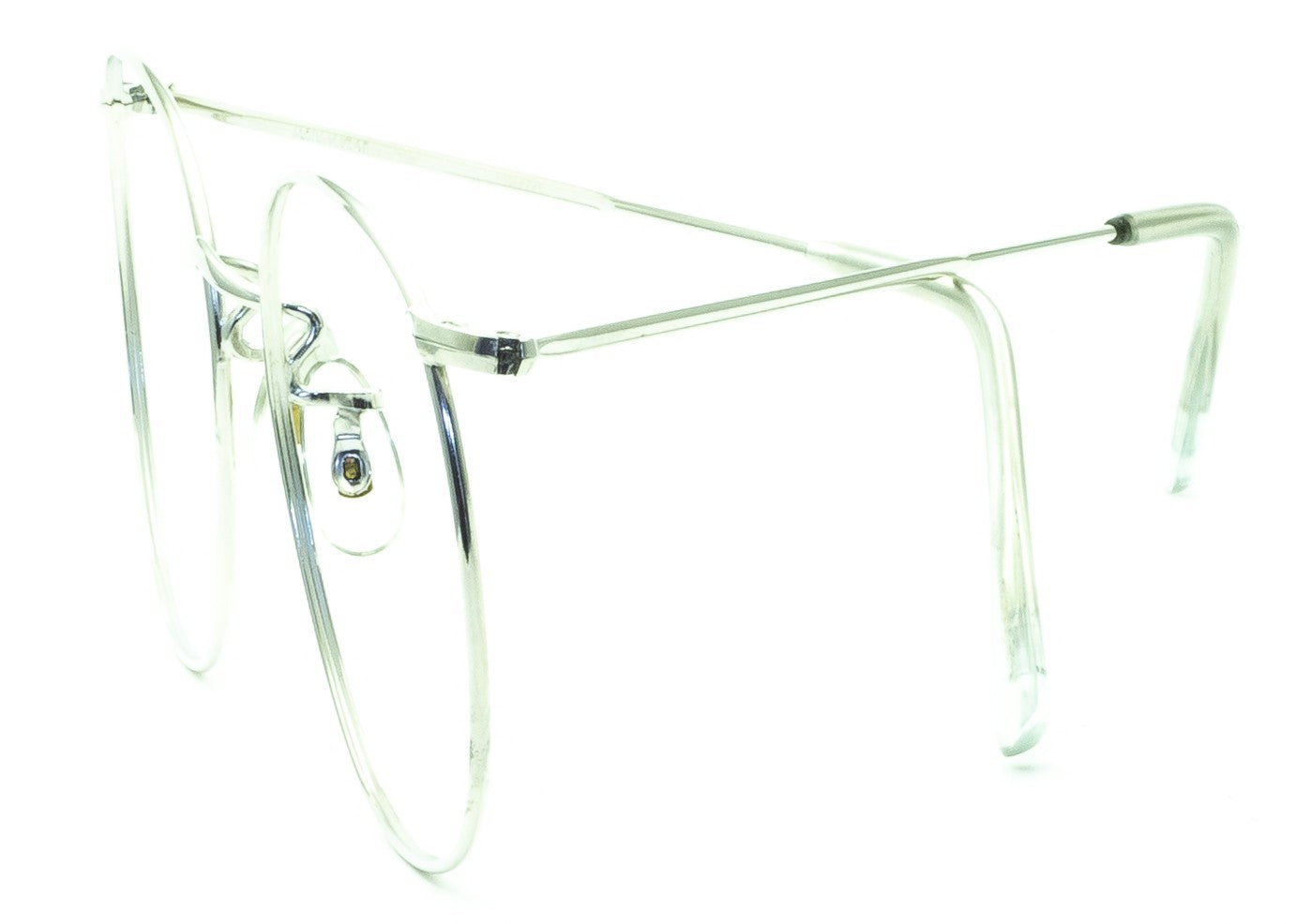 ALGHA (SAVILE ROW) 14KT GF Rhodium Quadra 53x20mm FRAMES RX Optical Glasses New