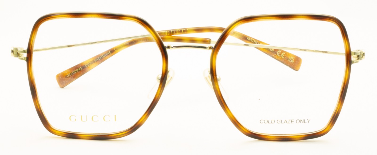 GUCCI GG 1850O 002 51mm Eyewear FRAMES Glasses RX Optical Eyeglasses New - Japan