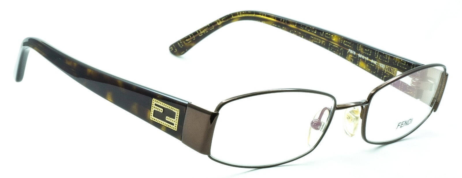FENDI F878 212 52mm Eyewear RX Optical FRAMES Glasses Eyeglasses New - Italy