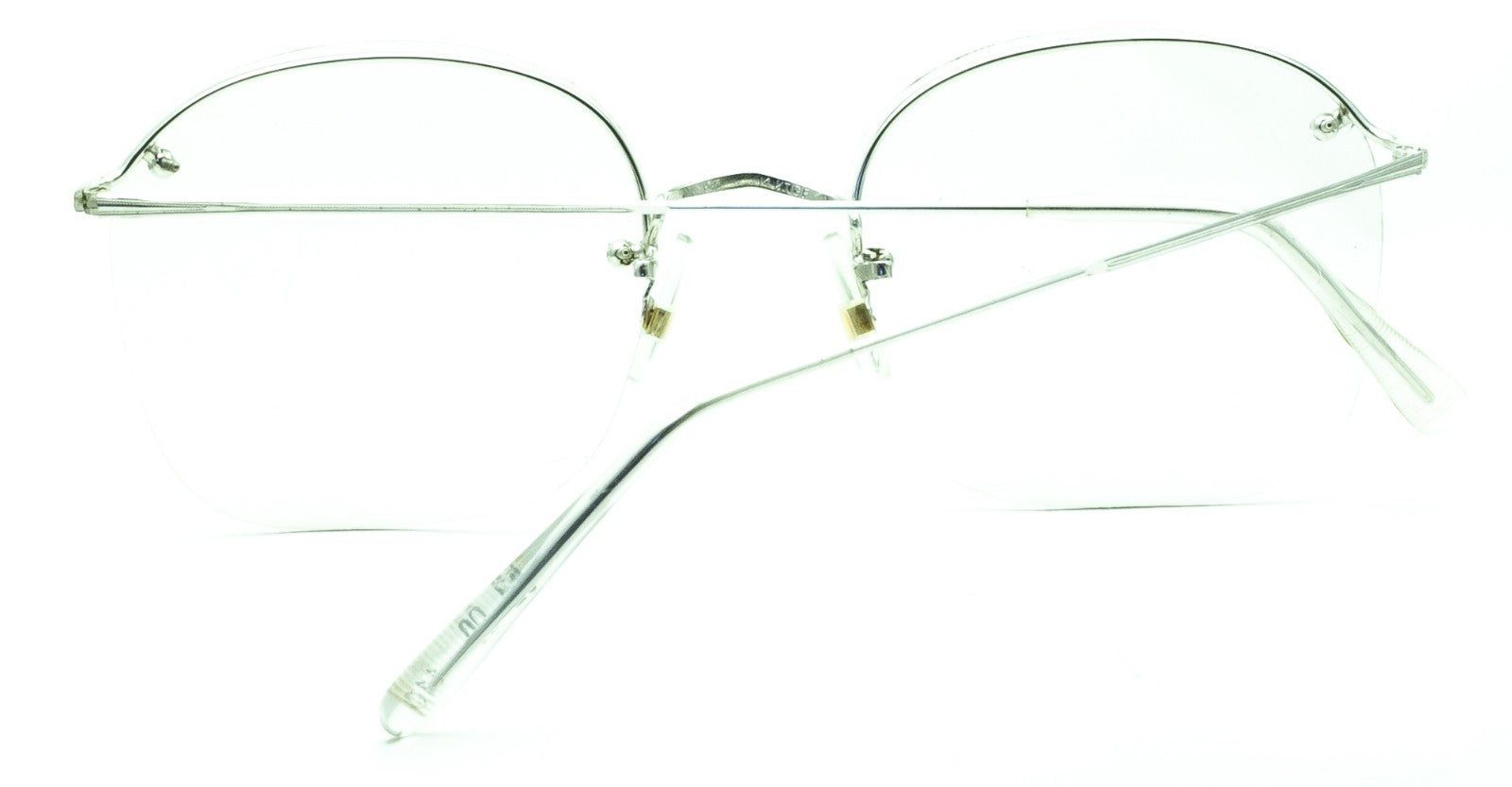 SAVILE ROW ENGLAND Rimway Rhodium 52x20mm Eyewear FRAMES RX Optical - New NOS