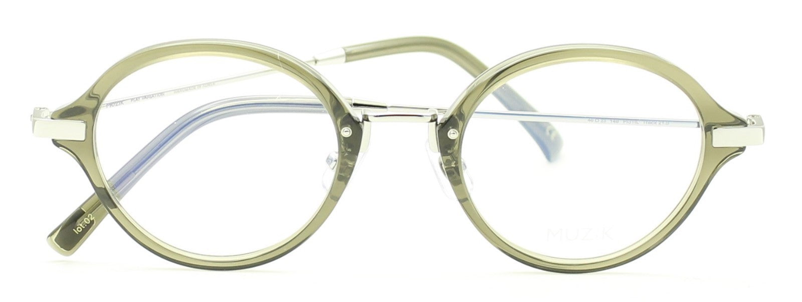 MUZIK PISTIL TRACK 21.S Eyewear FRAMES Eyeglasses RX Optical Glasses New - Korea